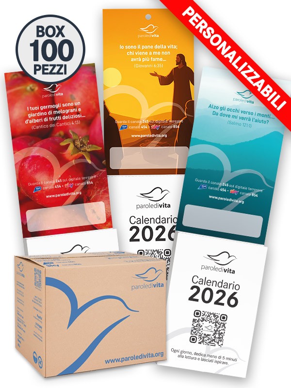 Calendario Parole di Vita 2026 - BOX 100 | SPEDIZIONE GRATUITA