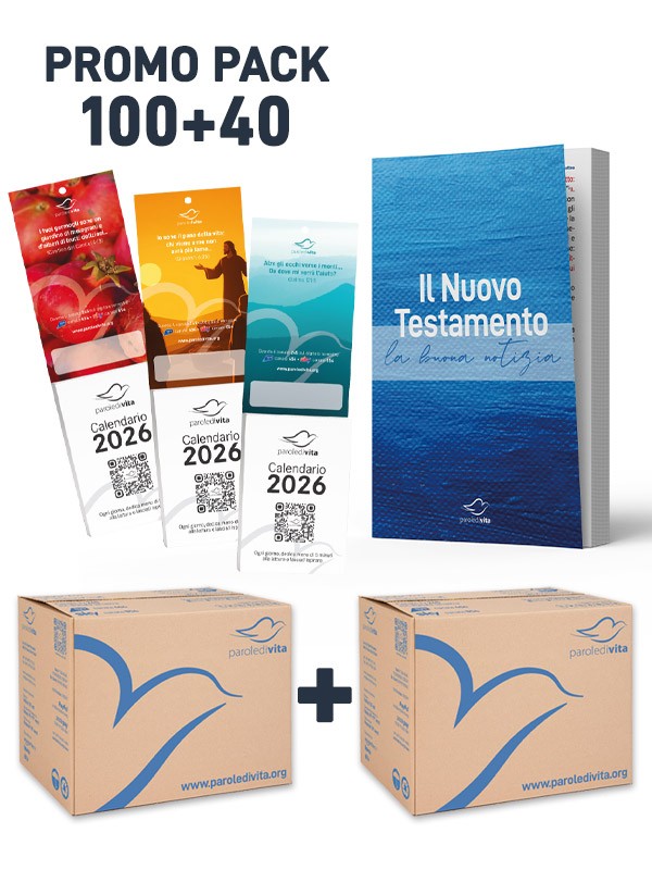 PromoPack - 100 Calendario 2026 + 40 Nuovo Testamento | SPEDIZIONE GRATUITA